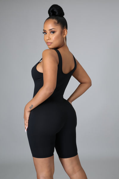 Jordyn Romper Black