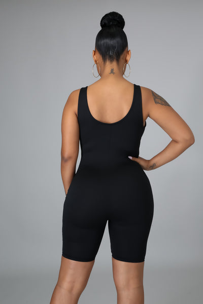 Jordyn Romper Black