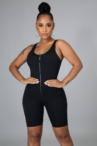 Jordyn Romper Black