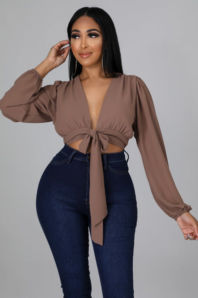 Adele Blouse Mocha