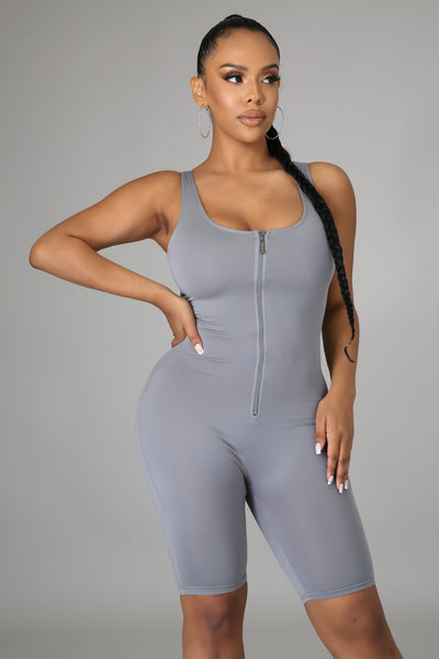 Jordyn Romper Grey